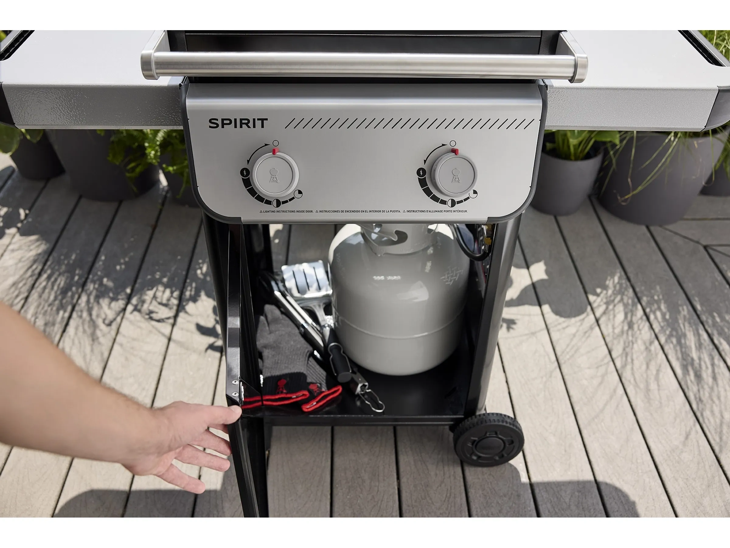 Weber Gasgrill Spirit E-210 (2025) – 2 Brenner, Schwarz