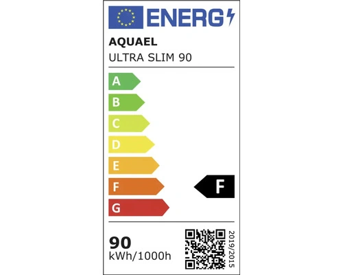 Aquariumbeleuchtung AQUAEL Ultra Slim 90 LED – 90 W, ca. 87 cm, silber