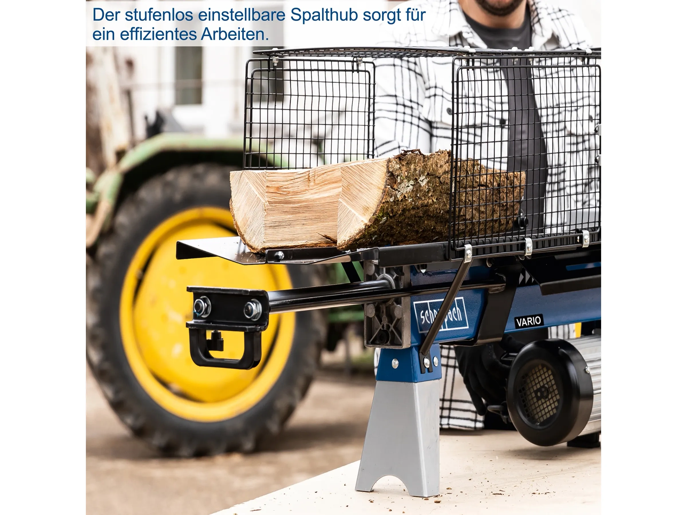 Scheppach Holzspalter HL760LS liegend