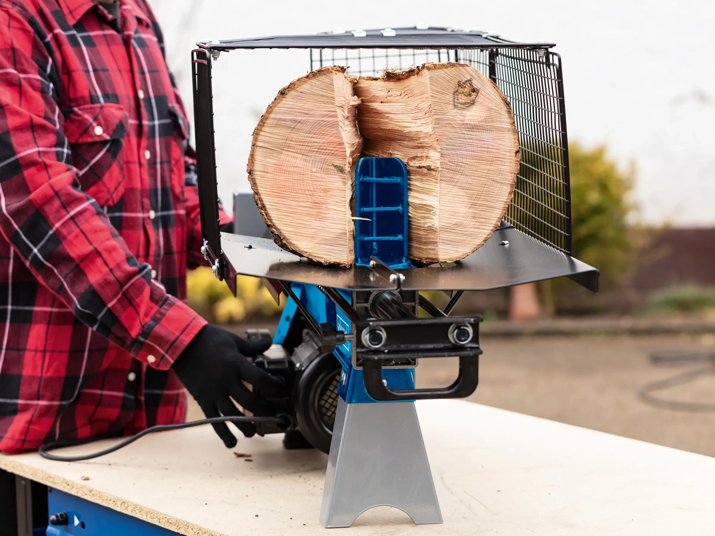 Scheppach Holzspalter HL460 liegend