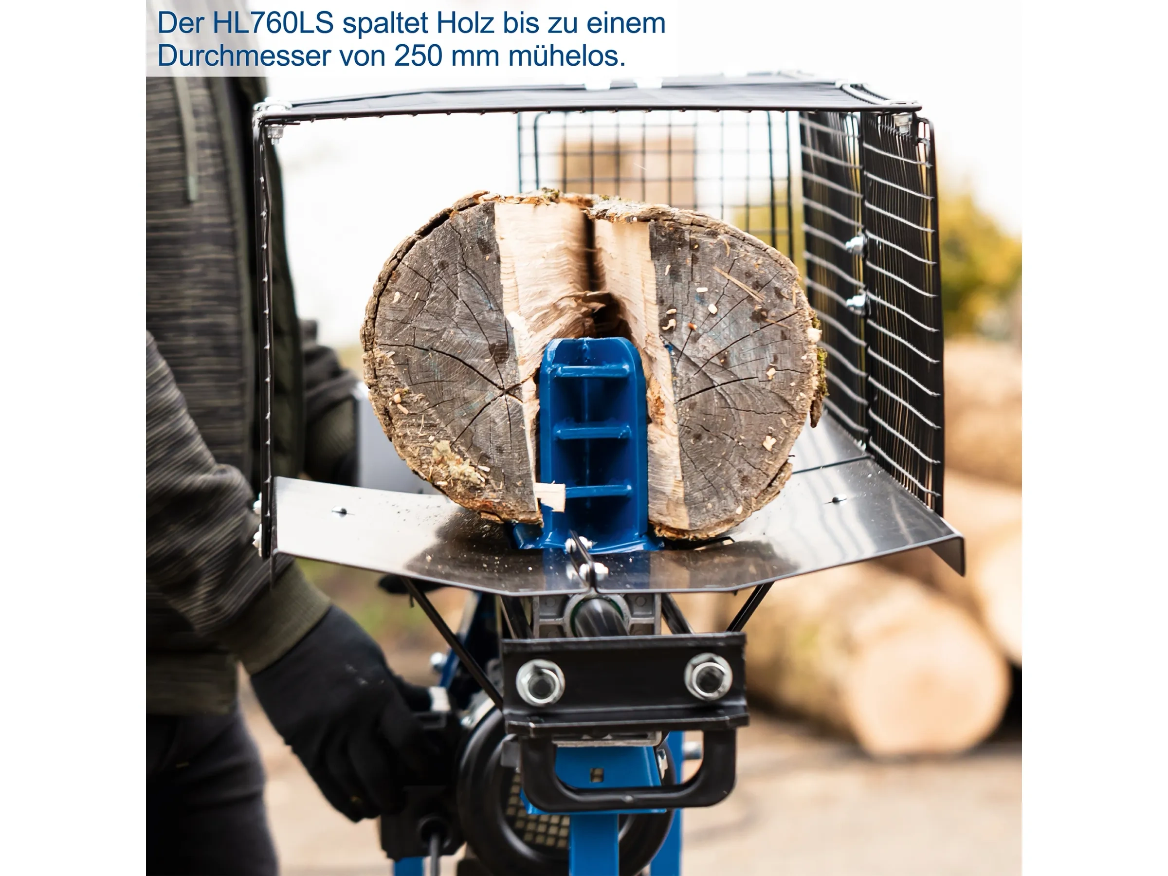 Scheppach Holzspalter HL760LS liegend