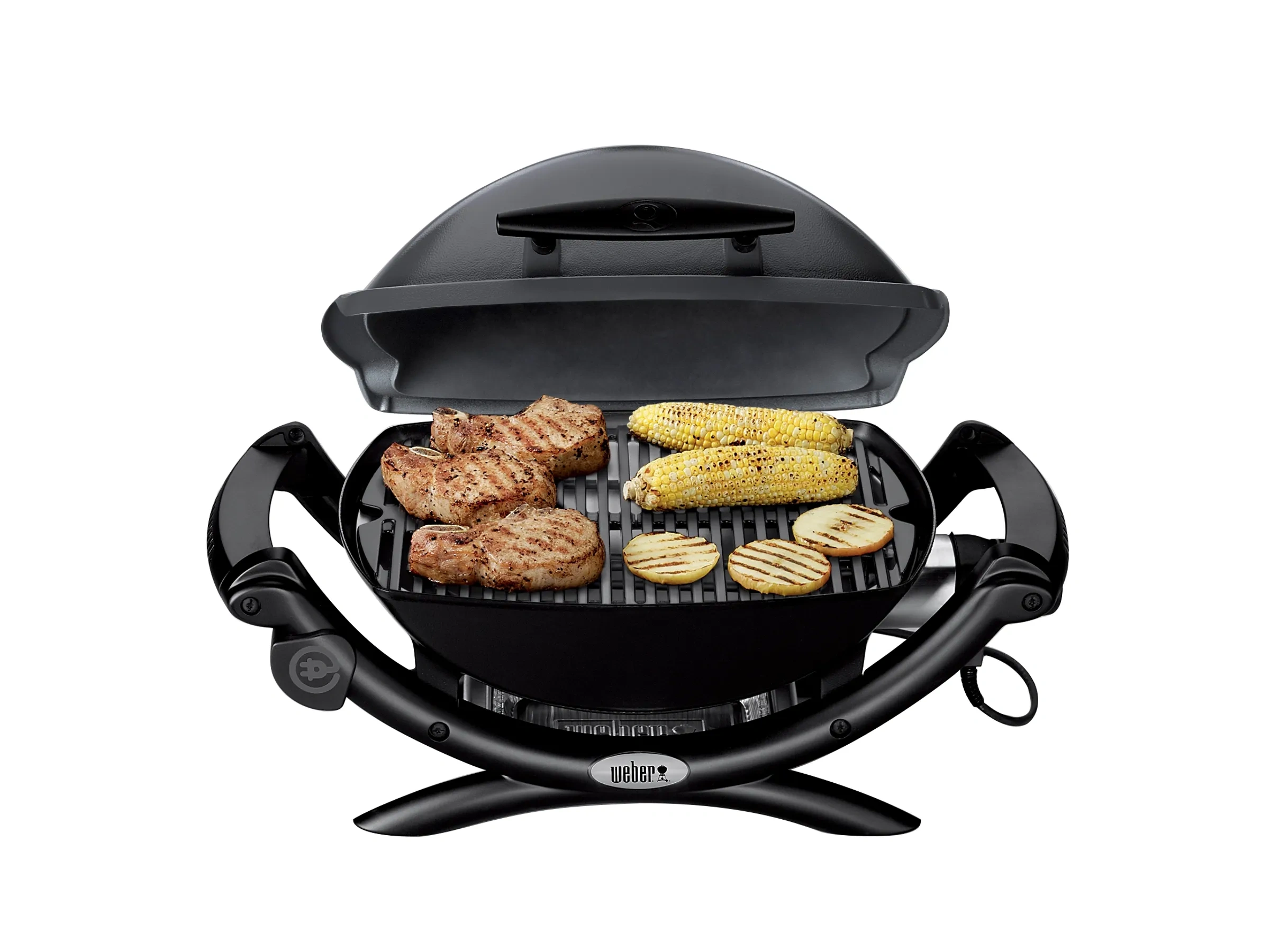 Weber Elektro-Tischgrill Q 1400 Dark Grey, 2.200 W