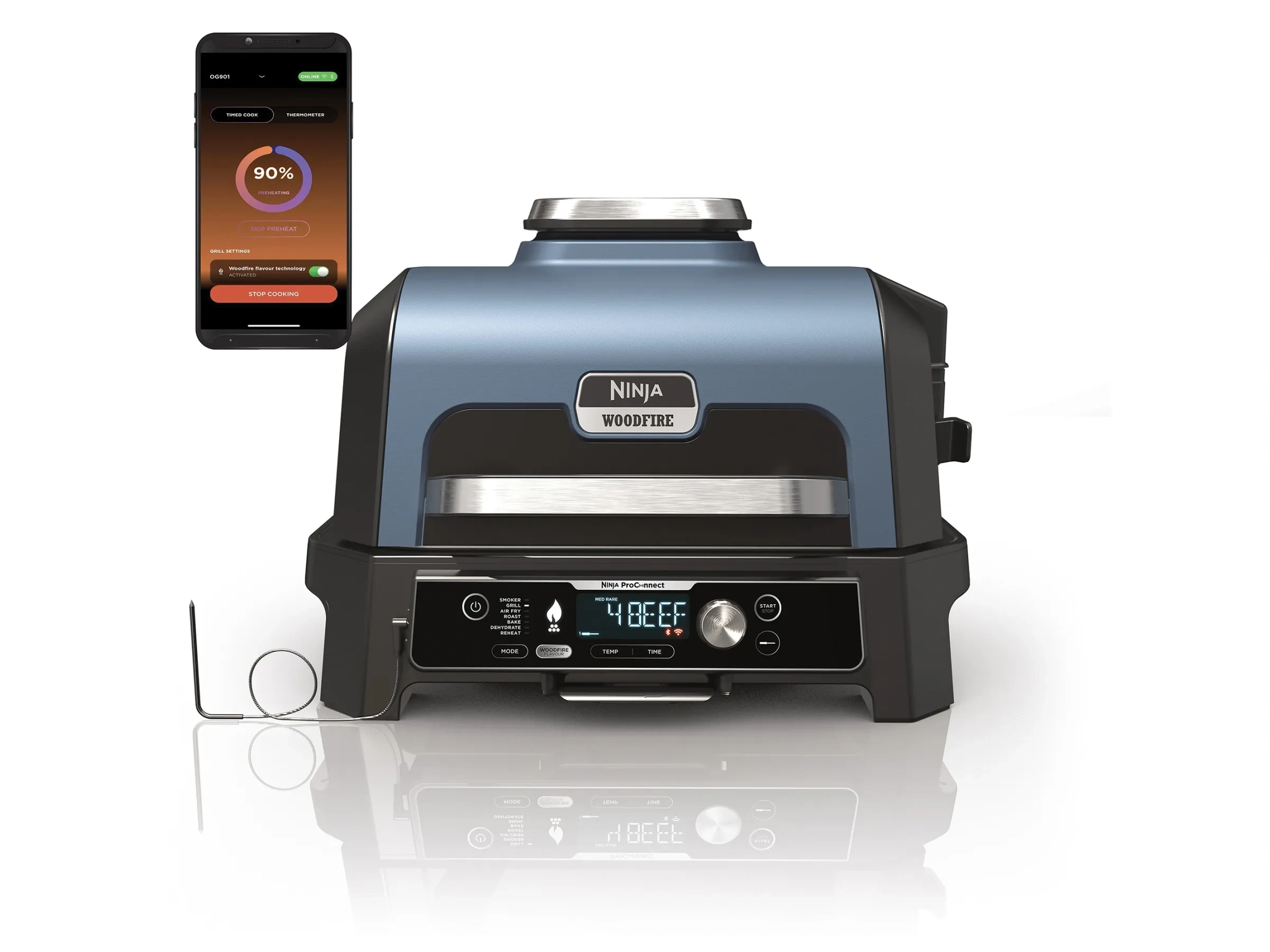 Ninja Grill & Smoker Pro Connect XL OG901EU