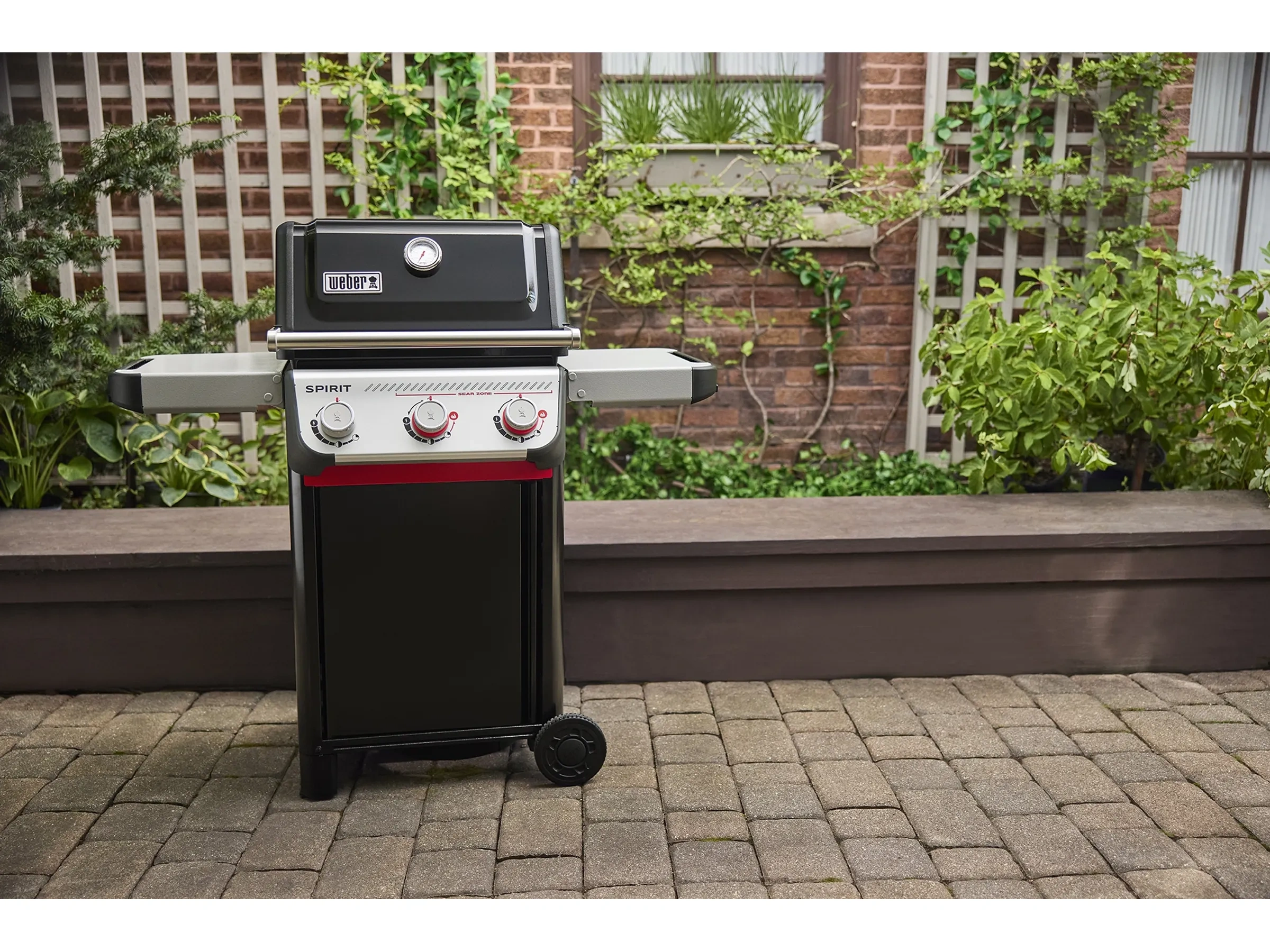 Weber Gasgrill E-325 GBS Spirit 2025 mit 3 Brennern Schwarz