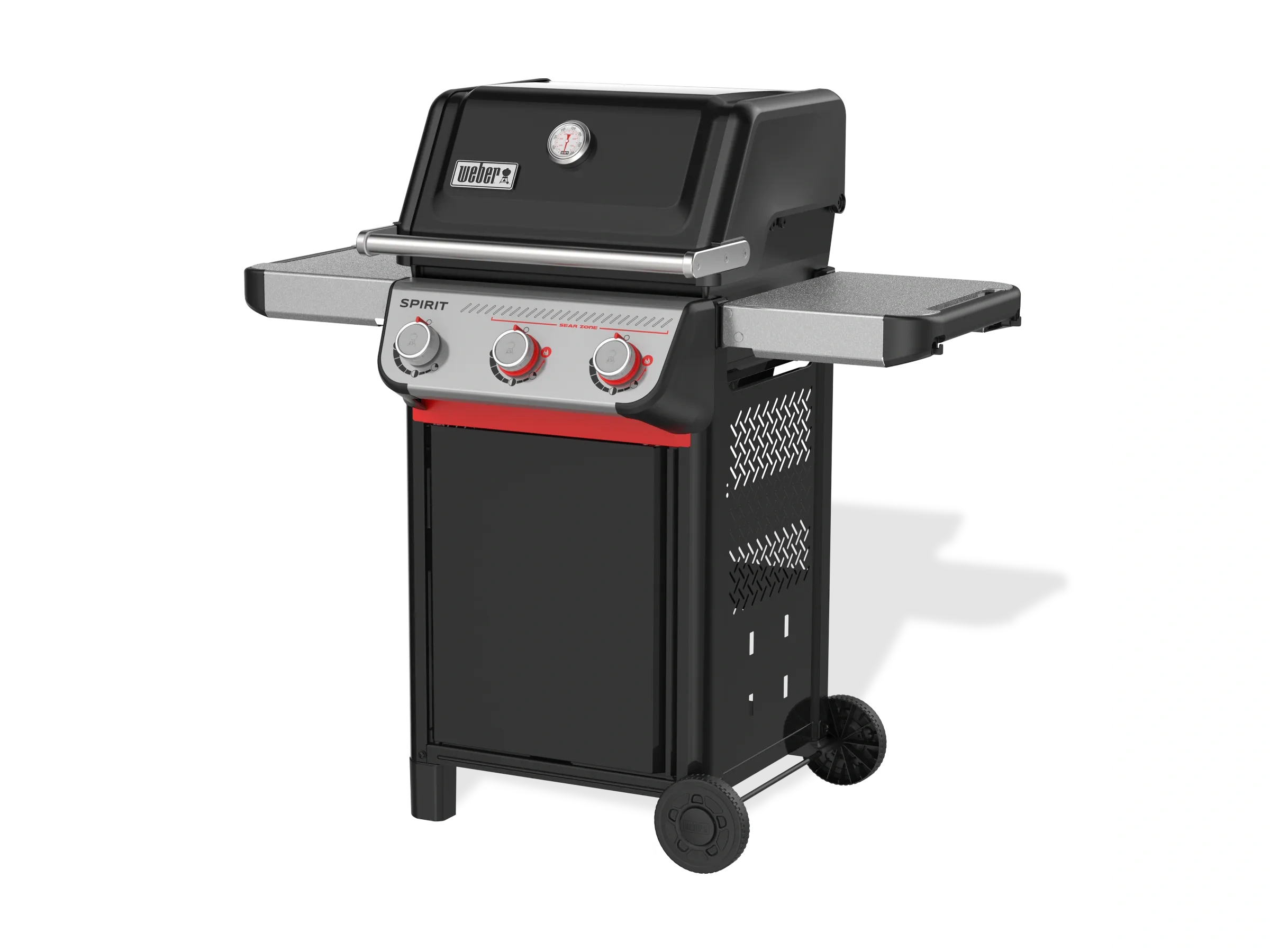 Weber Gasgrill E-325 GBS Spirit 2025 mit 3 Brennern Schwarz