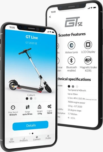 E-Twow Booster GT SE – Ultraleichter City E-Scooter (700 W, bis 40 km/h, bis 50 km Reichweite)