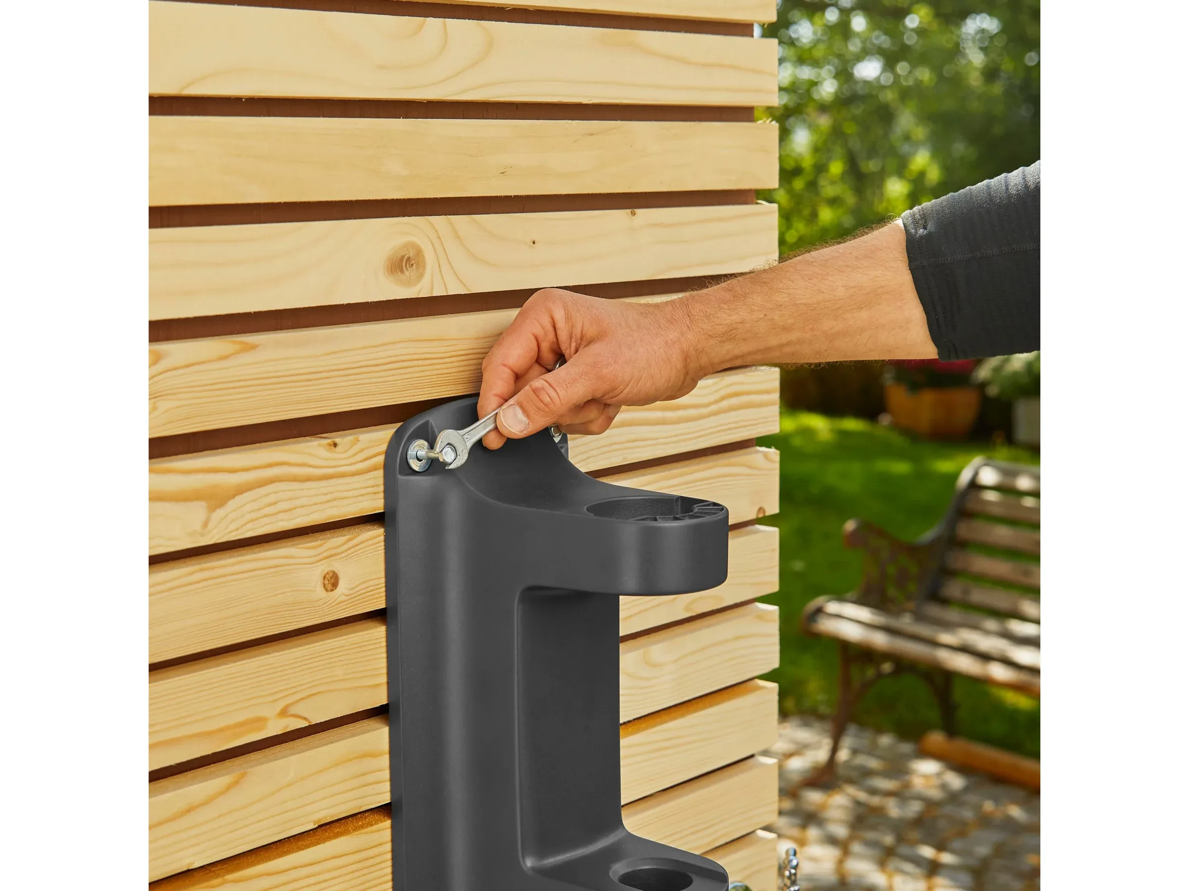Gardena Wand-Schlauchbox XL 35 m mit Comfort Reinigungsspritze