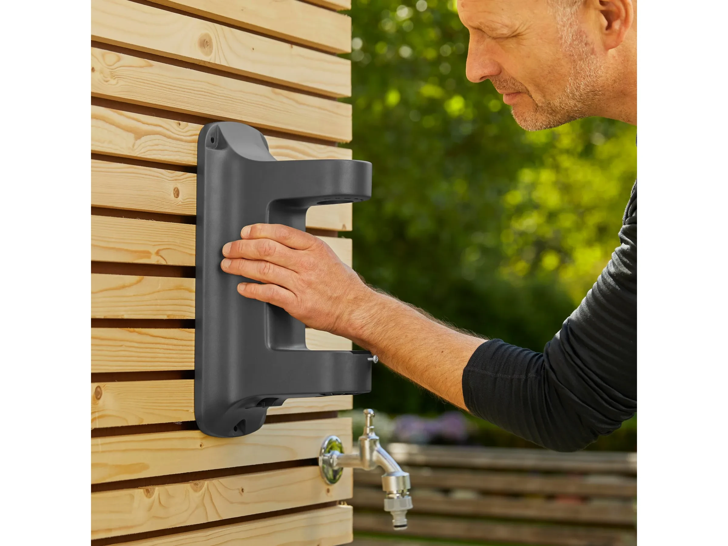 Gardena Wand-Schlauchbox XL 35 m mit Comfort Reinigungsspritze