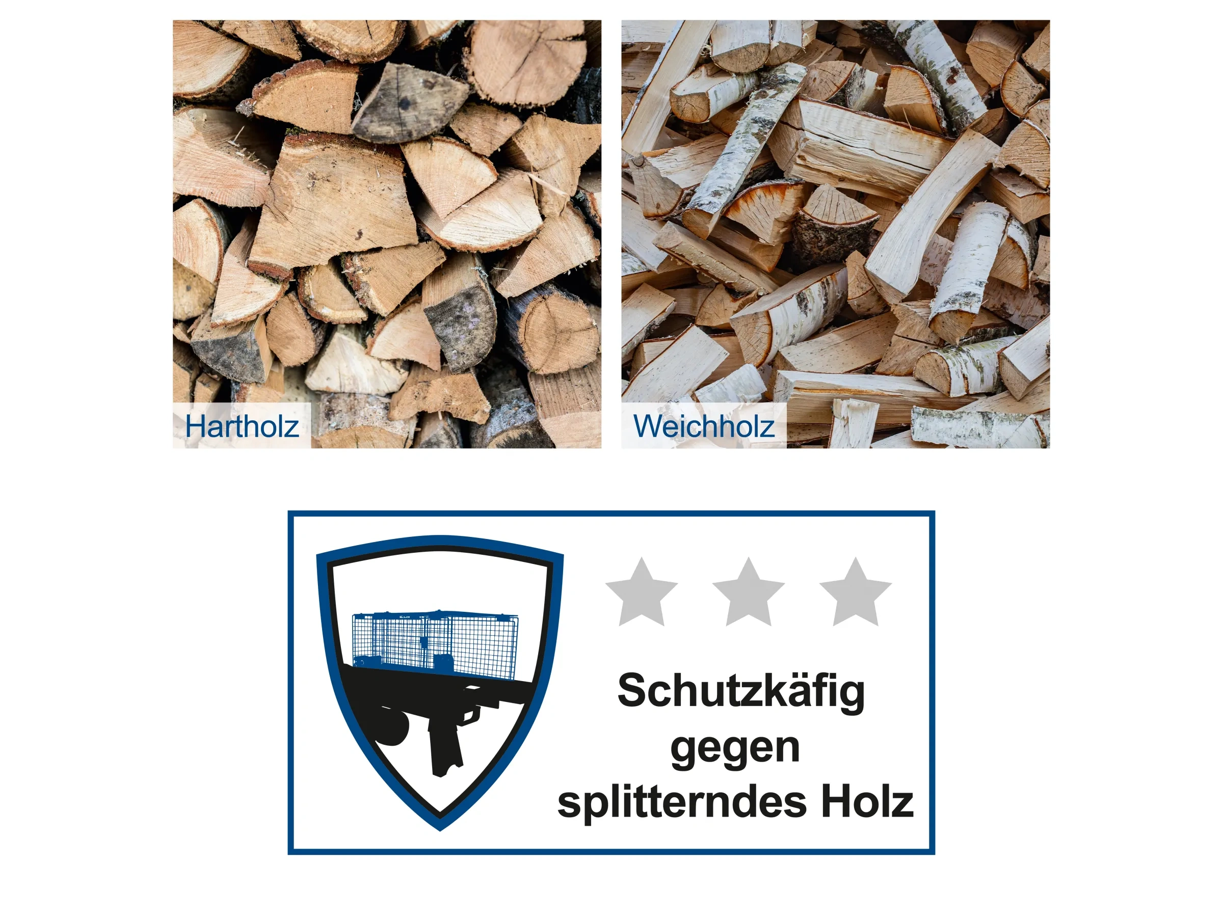 Scheppach Holzspalter HL460 liegend
