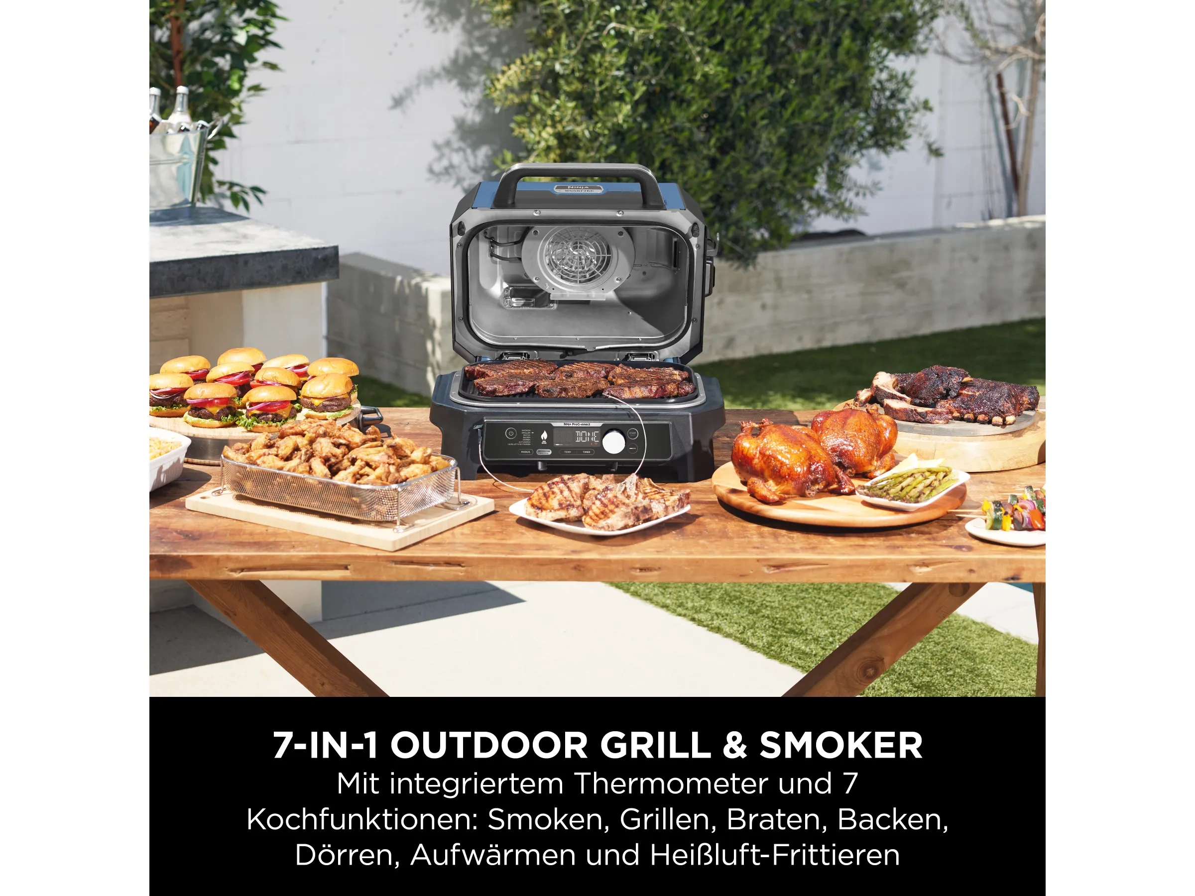 Ninja Grill & Smoker Pro Connect XL OG901EU