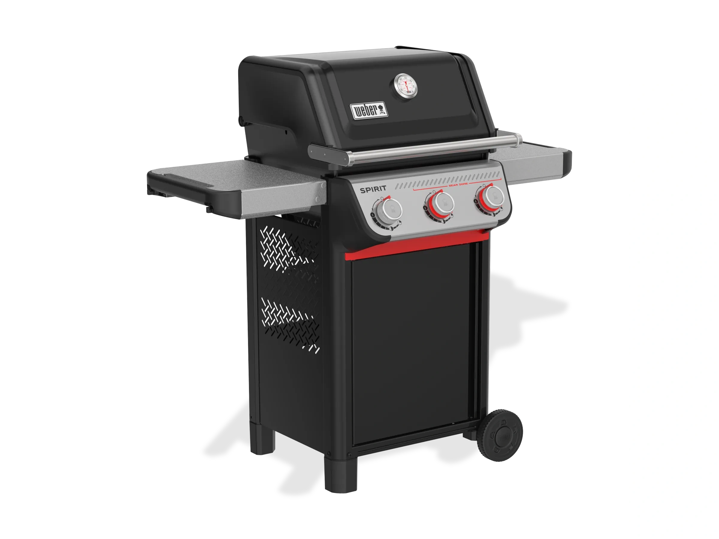 Weber Gasgrill E-325 GBS Spirit 2025 mit 3 Brennern Schwarz